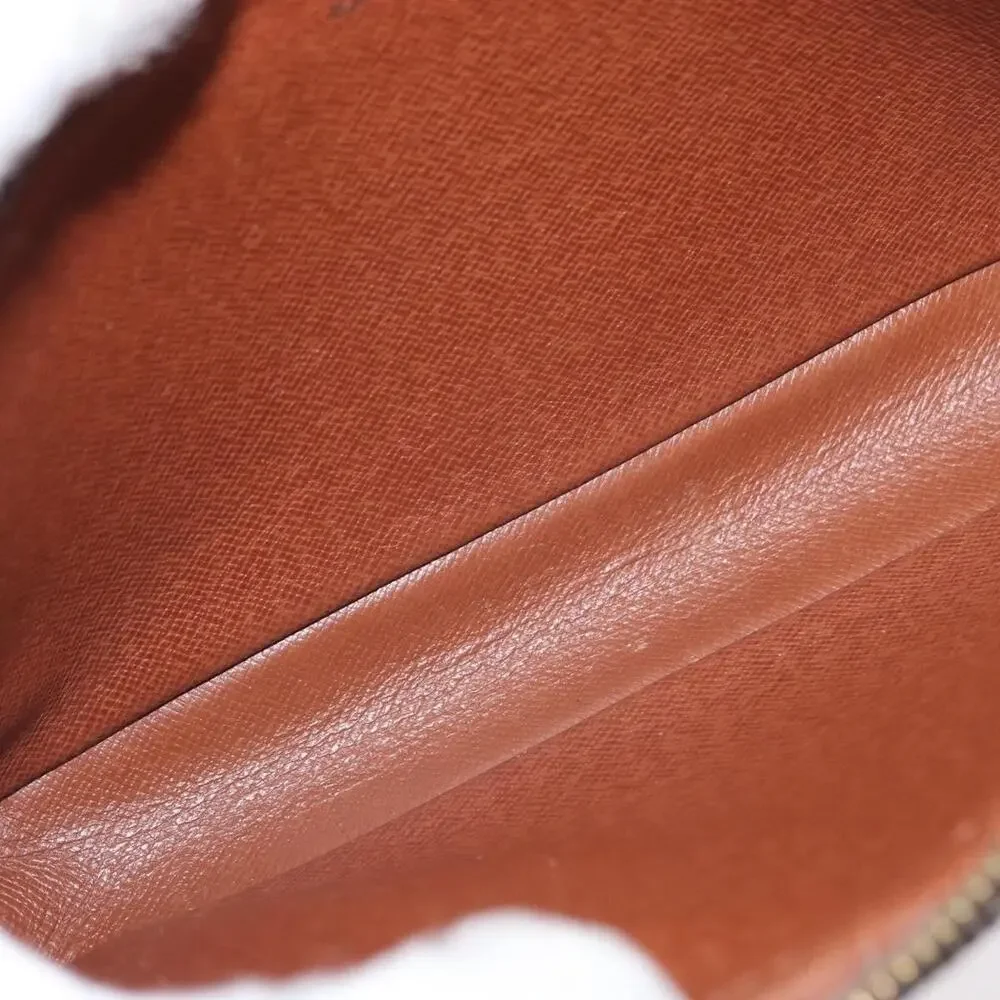 Louis Vuitton Monogram Marly Dragonne PM Clutch Bag Brown